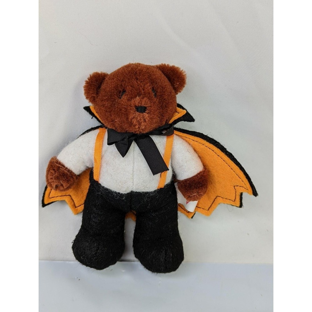 Dakin Vampire Bear Plush‎ 5 Inch Wool 1991 Stuffed Animal Toy
